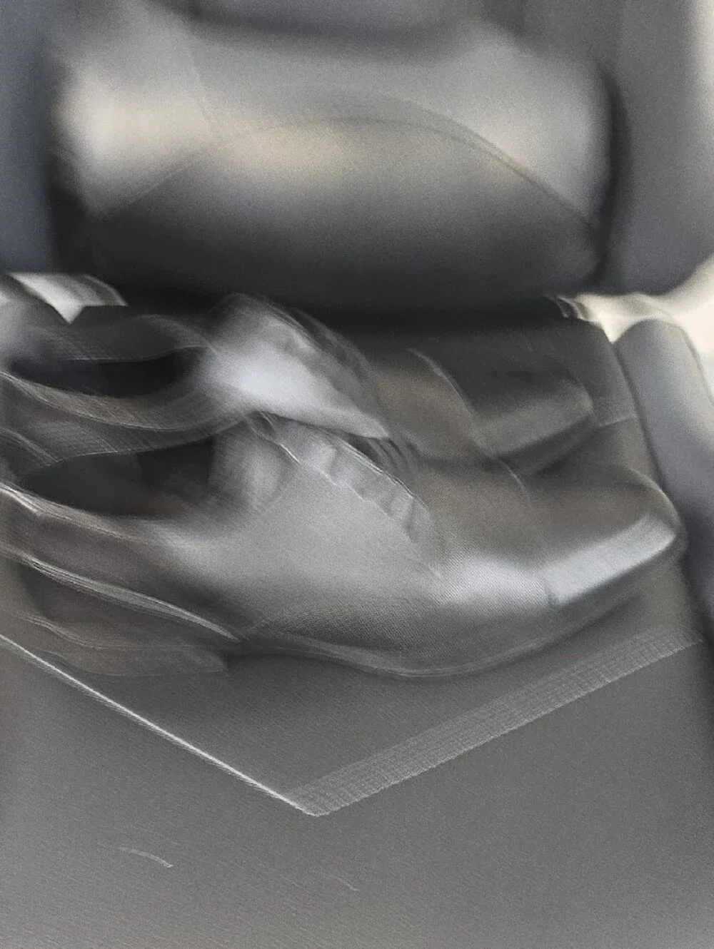 Calvin Klein Black Cap-Toe Derby Dress Shoes